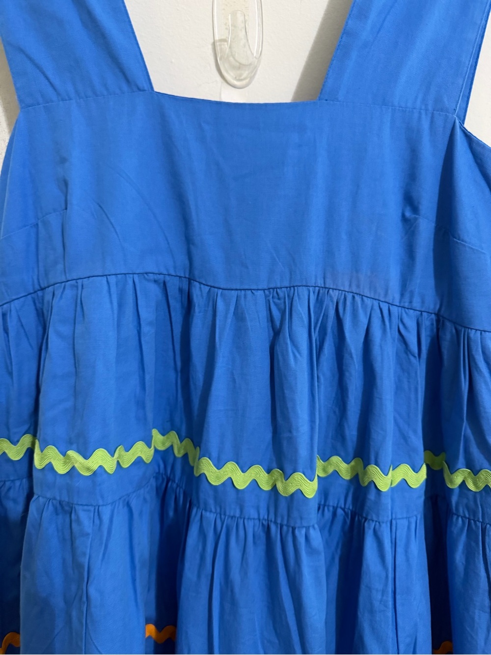 Anthropologie The Helena Square Neck Tiered Midi Dress NWT! - Picture 13 of 16
